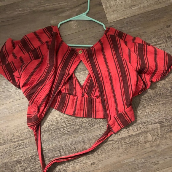 Rip curl open back tie top - Picture 1 of 2